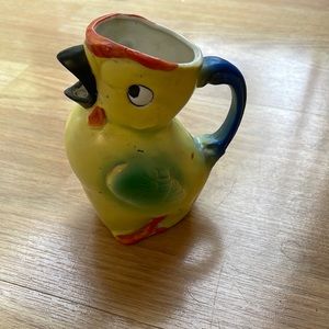 Antique Bird Pitcher "Schafer & Vater" Germany Porcelain Ceramic